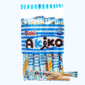 Bánh snack que có nhân Oishi Akiko các vị gói 160g 20 que