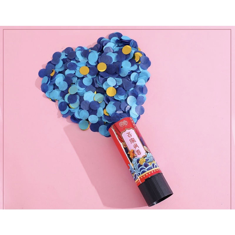 ỐNG PHỤT GIẤY KIM TUYẾN MINI CONFETTI TRANG TRÍ SINH NHẬT ĐÁM CƯỚI