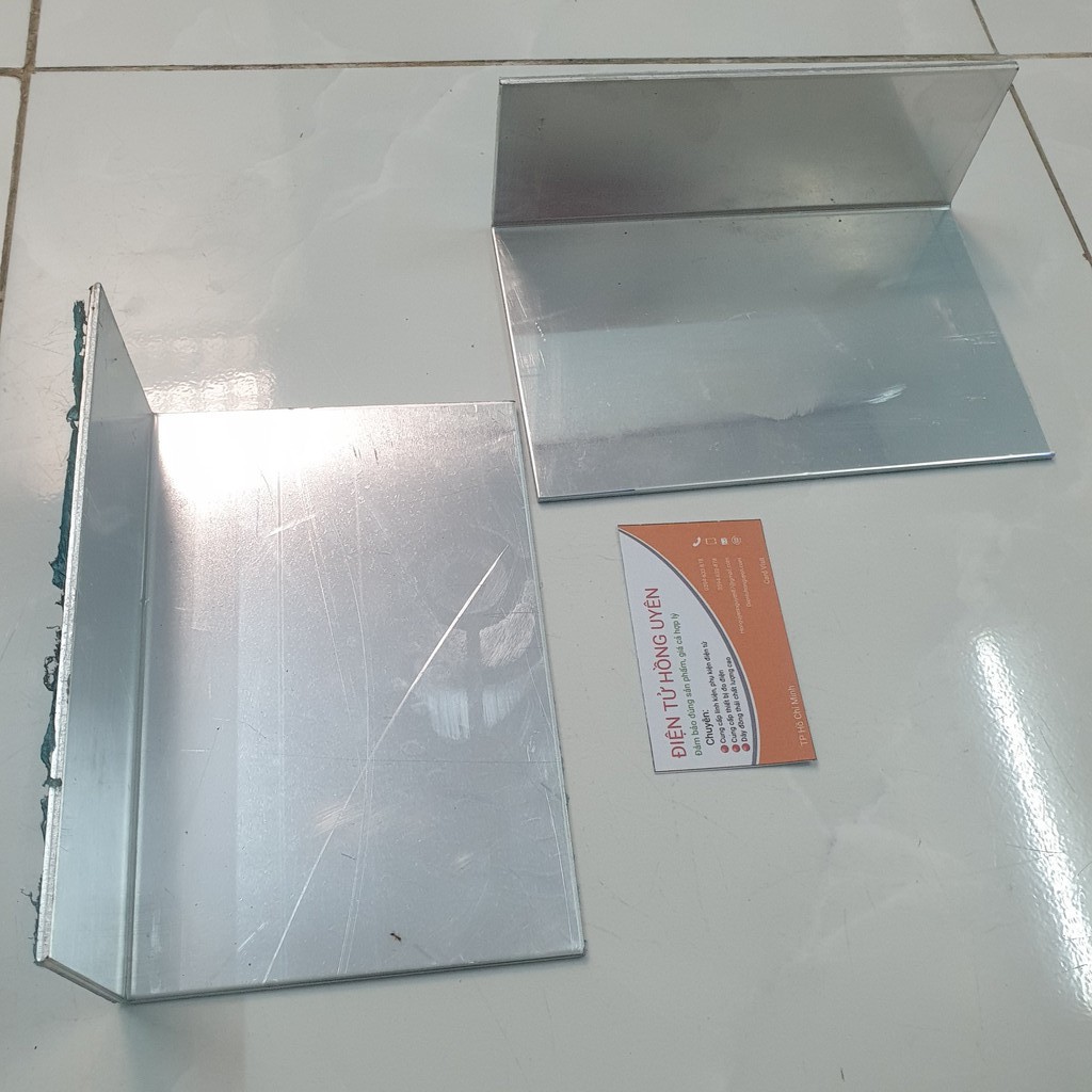 Combo 2 Tấm Nhôm 3 Li gập hình chữ L. Nhôm làm máy 1 vế 22d