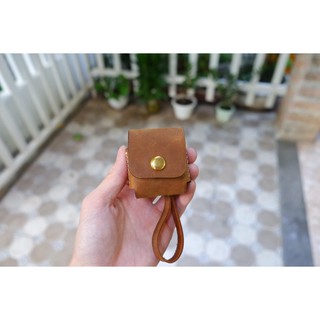 Bao da airpod da bò thật handmade
