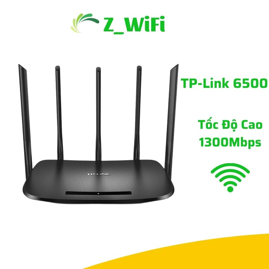 Bộ phát wifi TP-Link 5 râu 6500 xuyên tường router wifi băng tần kép chuẩn AC 1300Mbps giá rẻ đã qua sử dụng- Z_WiFi