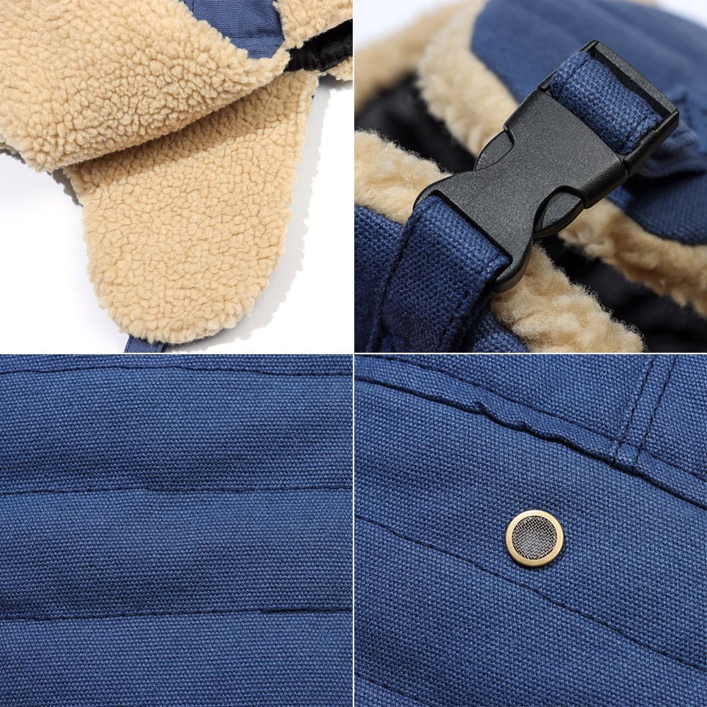 Mũ Cotton Che Tai Giữ Ấm Thời Trang Mùa Đông Phong Cách Nga Nhiều Màu Sắc Cho Nam Và Nữ
