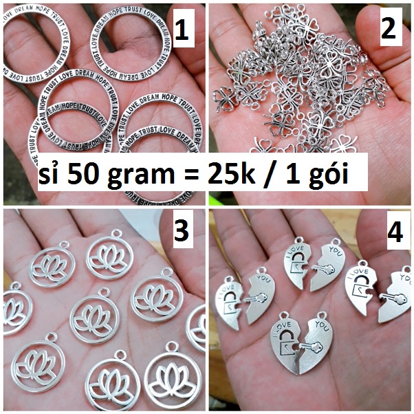 Charm sỉ mới về : 50 gram = 25k / 1 gói [ sỉ charm không qua trung gian ]