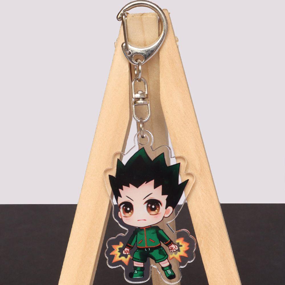 Móc Khóa Hai Mặt Bằng Acrylic Hình Nhân Vật Anime Dễ Thương