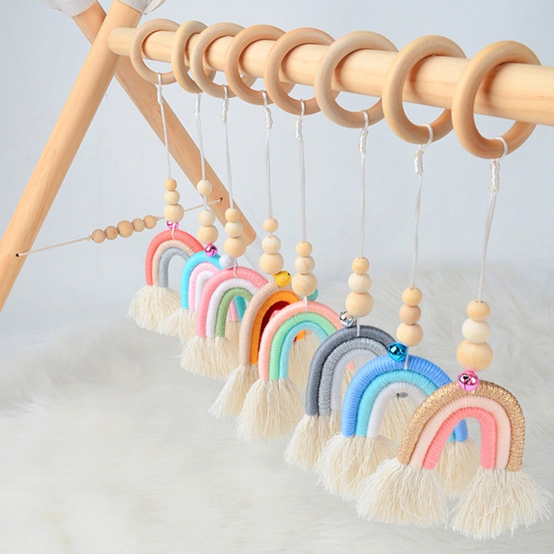 Đồ Chơi Vòng Lục Lạc Treo Xe Đẩy Em Bé Sơ Sinh Mọc Răng