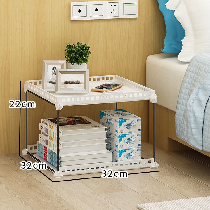 Tủ con đầu giường, đơn giản và thềm hiện đại, rèn sắt lưu trữ đầu giường tủ, đơn giản Bắc Âu tủ nhỏ cho phòng ngủ - JOAN