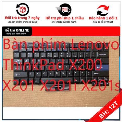 [Mã 267ELSALE hoàn 7% đơn 300K] [BH12TH] ⚡Bàn phím Lenovo ThinkPad X200 X201 X201i X201s