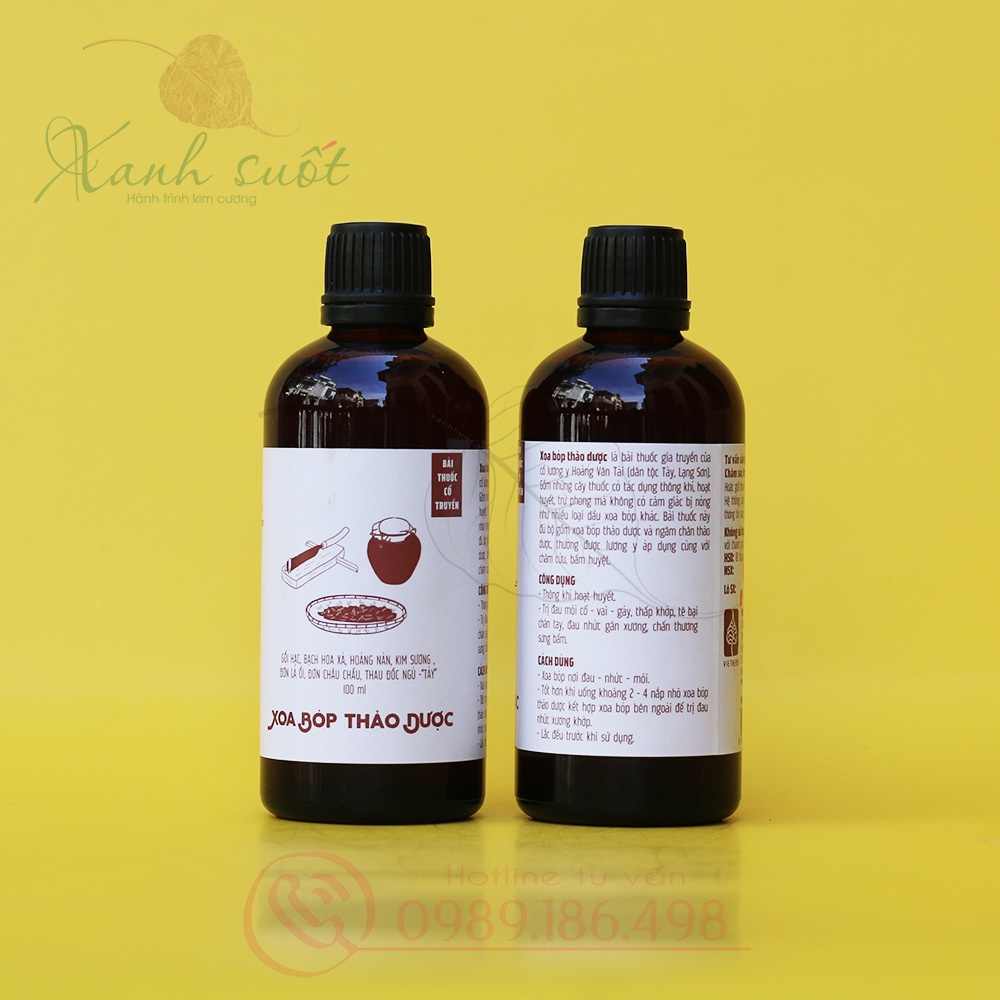 Xoa bóp thảo dược của người Tày- [Xanh Suốt HCM]