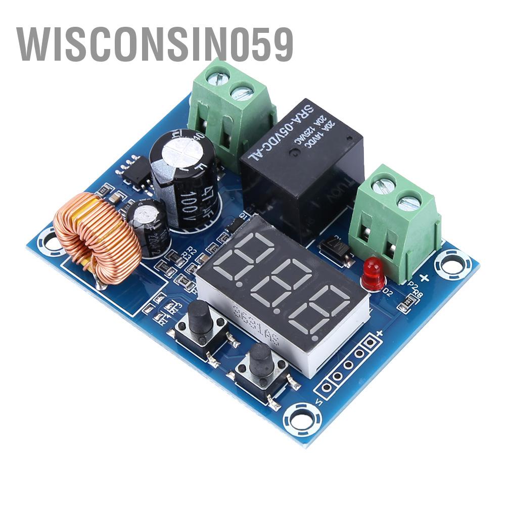 Wisconsin059 XH-M609 12-36V Màn hình kỹ thuật số DC Mô-đun bảo vệ ngắt kết nối điện áp thấp