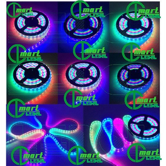 CUỘN LED RGB DÂY DÁN NHIỀU MÀU TRONG NHÀ (5m)