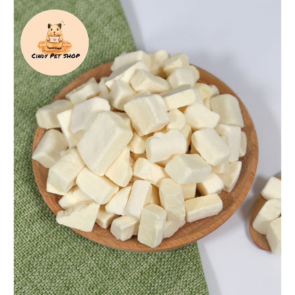 Hủ đậu hủ tofu sấy khô viên nhỏ cho Hamster, Thỏ, Bọ, Sóc Bay, Sóc Bông...
