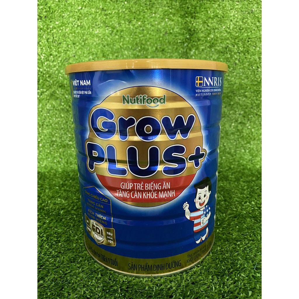 Sữa Bột Nutifood Grow Plus+ Xanh Hộp 1,5kg