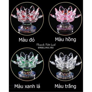 Chân Nến Pha Lê 9Cm