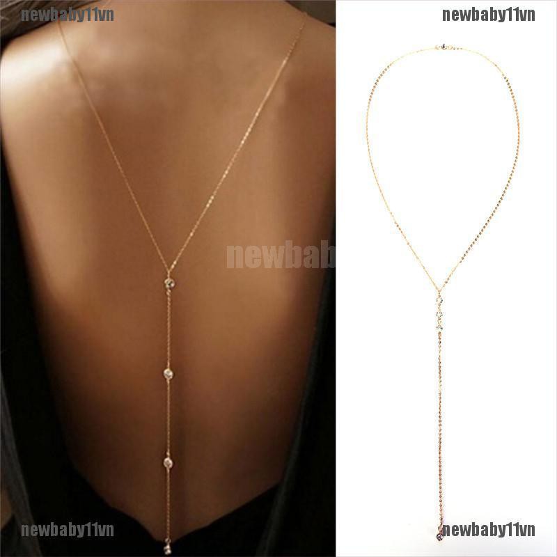 Vòng cổ Cơ Thể ĐíNh Đá ThờI Trang Cho Nữ