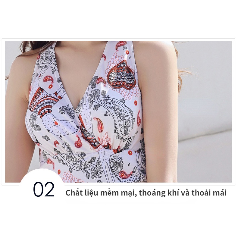 Áo Tắm Nữ Một Mảnh Áo Tắm Kỳ Nghỉ Du Lịch Thời Trang Hàn Quốc Bộ bikini Trên Bãi Biển Sexy