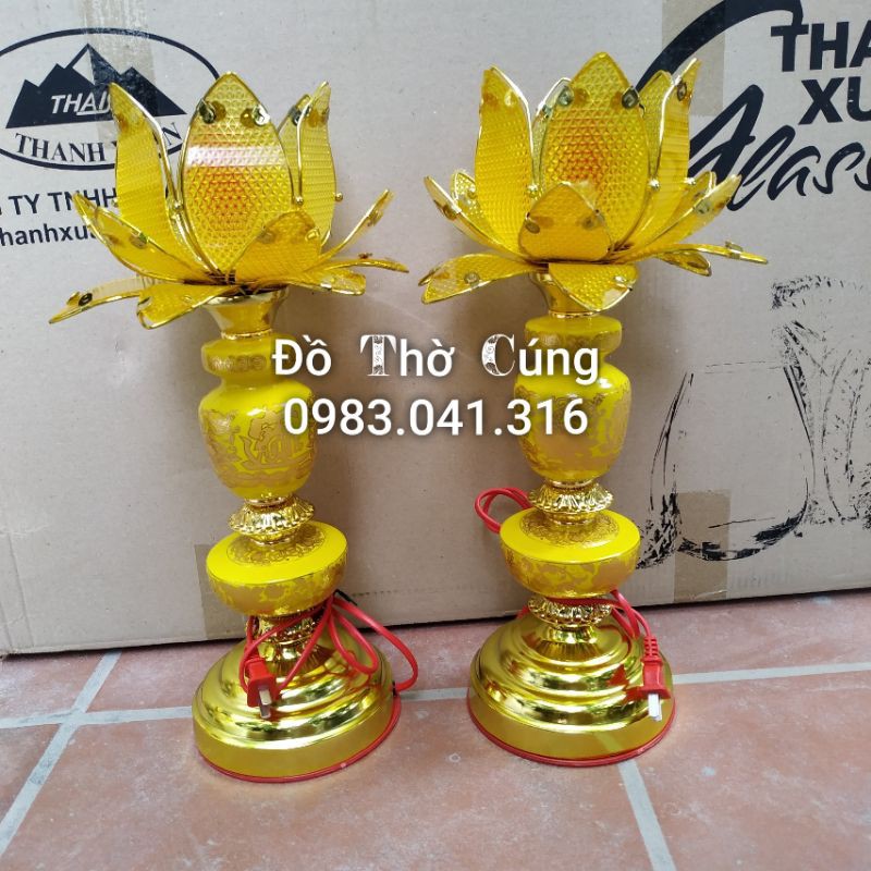 Đèn thờ hoa sen