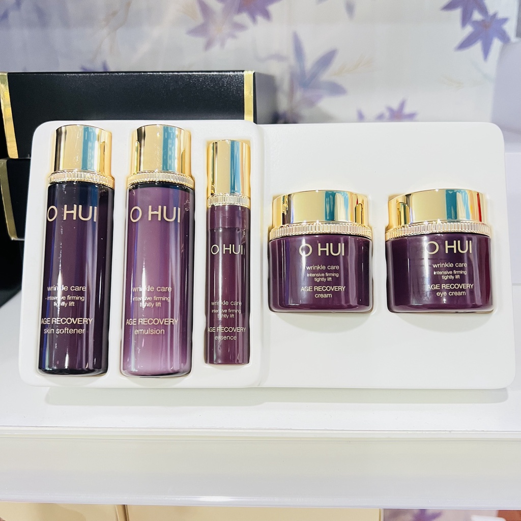 Set dưỡng da ngăn ngừa lão hóa ohui tím 5 sản phẩm