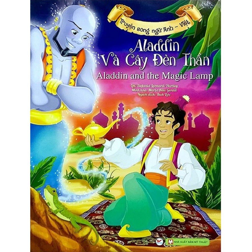 Sách - Aladdin Và Cây Đèn Thần (Song Ngữ Anh - Việt)