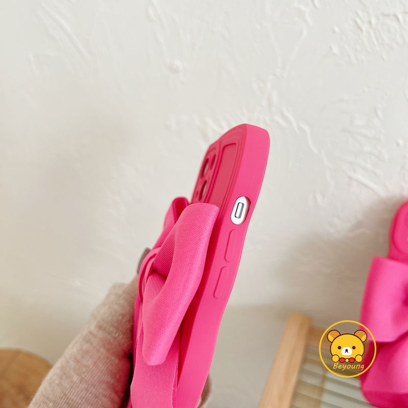 Ốp Điện Thoại Họa Tiết Hoa Hồng / Đỏ Kèm Dây Đeo Cho iPhone 13 12 11 Pro Max mini XR X XS Max 7 8 6 6s Plus SE 2020