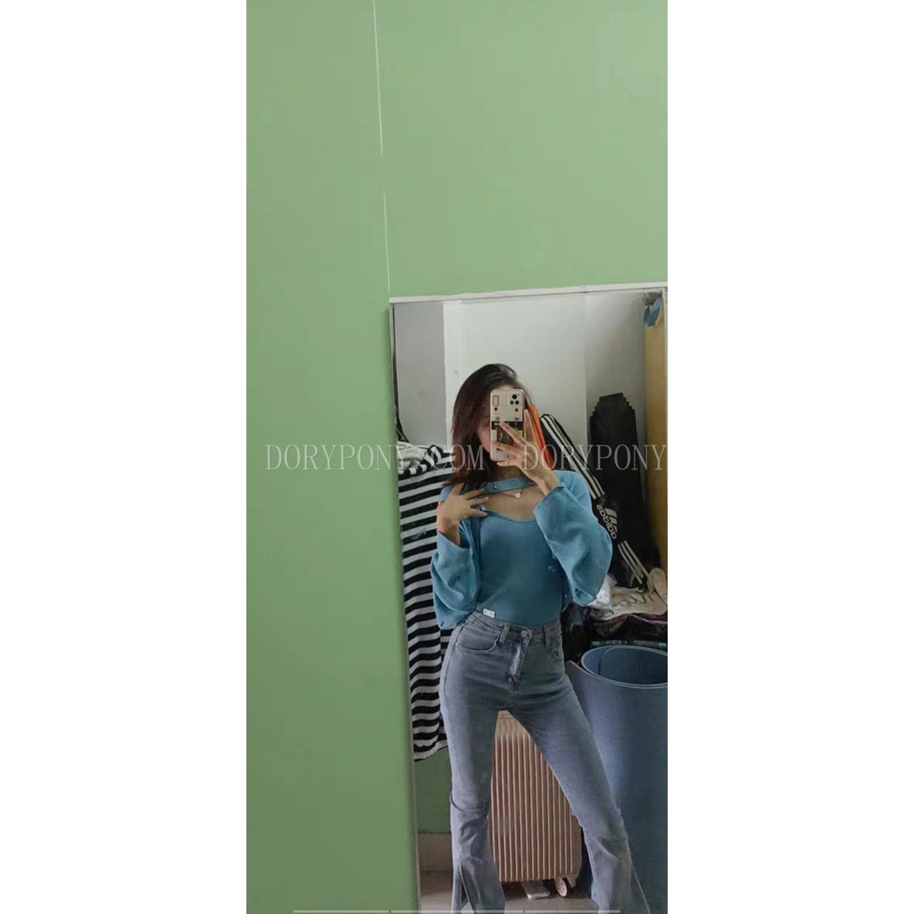 (ẢNH THẬT+Video) Set 2 Áo Len Dệt Kim MiKo DORYPONY Cardigan phối cùng áo hai dây - A176 (3 MÀU)