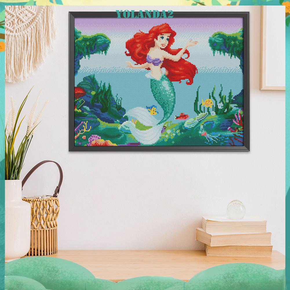 Bộ dụng cụ thêu tranh chữ thập hoạt hình 11ct