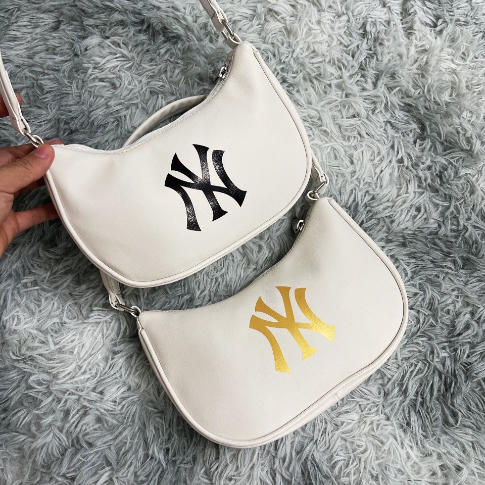 Túi Kẹp Nách MLB B460 Solid Hobo Bag Full Tag Code