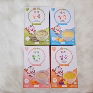 Cháo ăn dặm hữu cơ ăn liền Happy Food Hàn Quốc cho bé 5m+ 78gr
