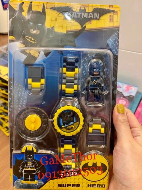 Đồng hồ lắp ghép Batman Ninjago Kitty Pony Lol Huil