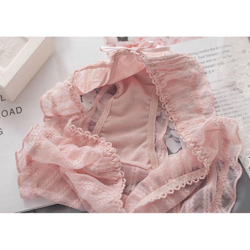 Quần Lót Nữ Cotton Kháng Khuẩn  Phủ Ren Hoa Xuất Đông Âu . Hàng Săn SALE.