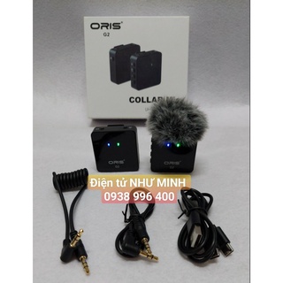 Mic thu âm livestream cài áo ORIS G2 - mic thu âm kep cổ áo