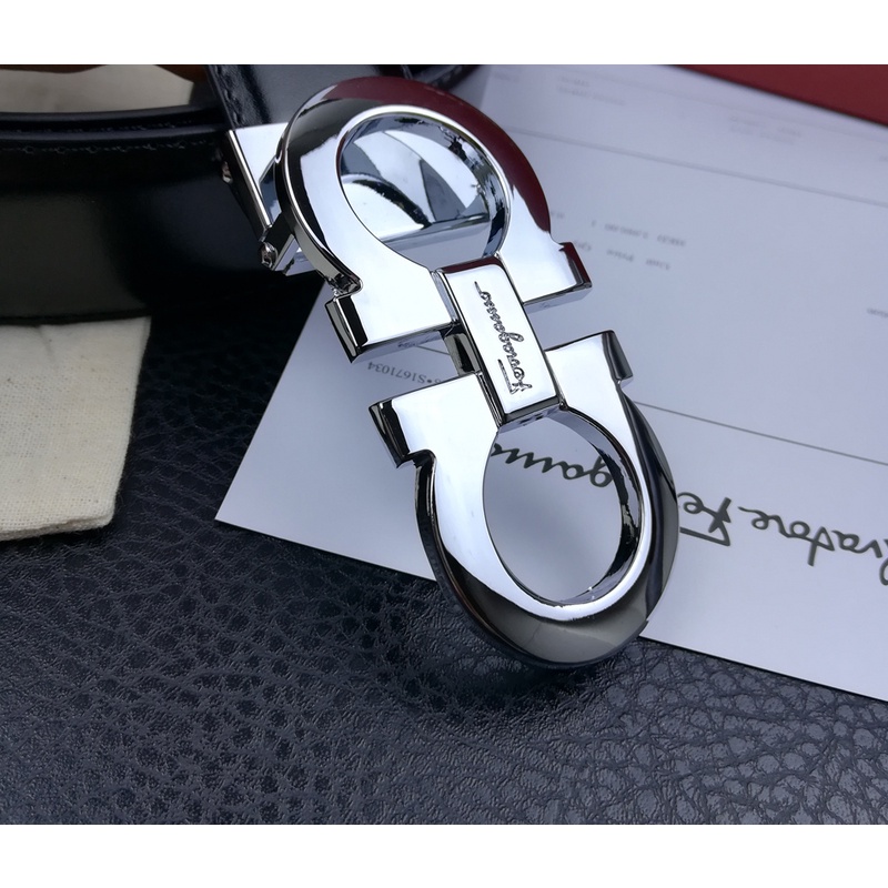 Thắt Lưng  Ferragam-o Thắt Lưng Da Phong Cách Công Sở Lịch Lãm Cho Nam