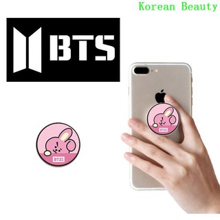 [COD]K-POP BTS BT21 Mobile Phone Bracket Finger Ring Stand Grip holder