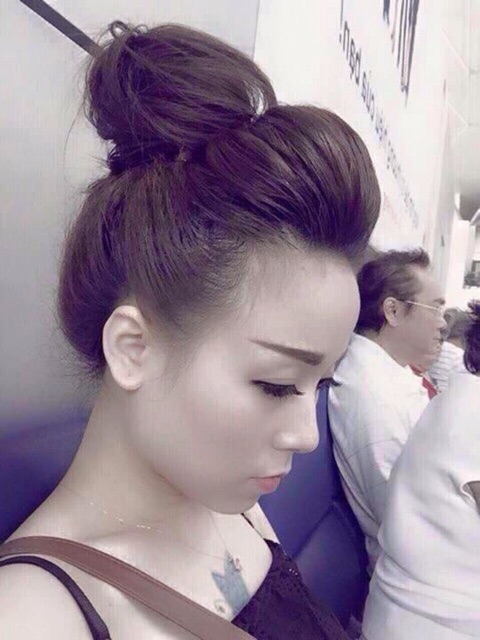 Tóc mái độn phồng hàng 3 kẹp