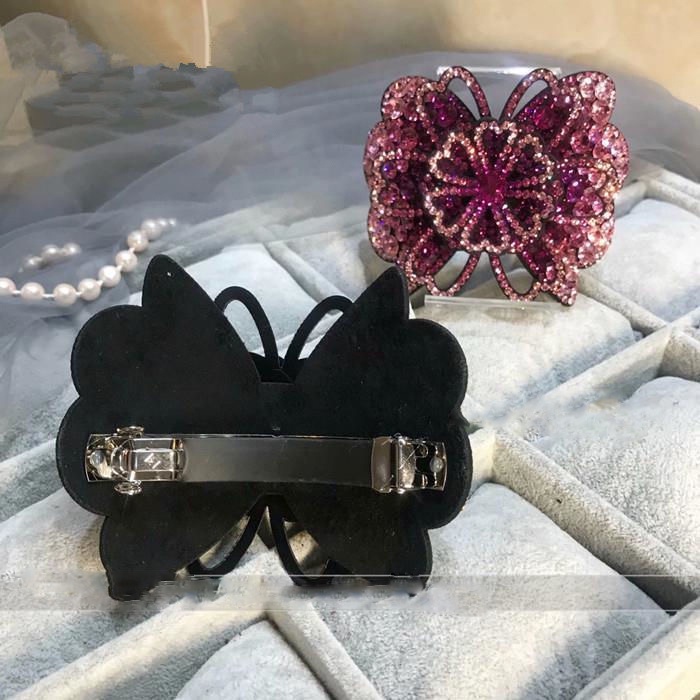 Kẹp Tóc Hình Hoa Đính Đá Thời Trang Cho Nữ