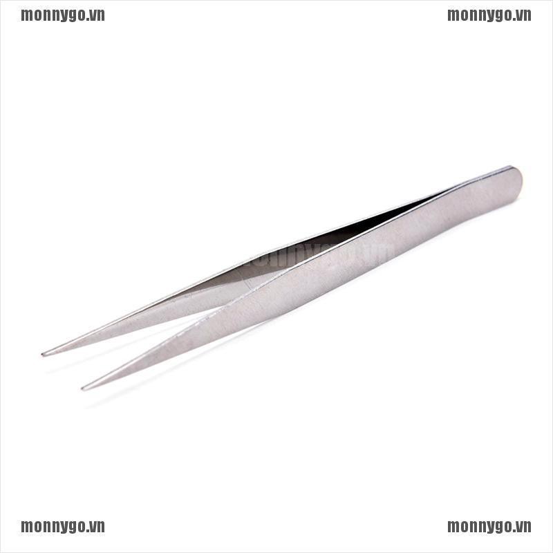 2 Nhíp Gắp Đầu Cong / Thẳng Bằng Thép Không Gỉ