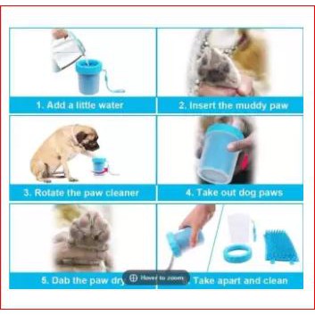 Cốc rửa chân chó mèo