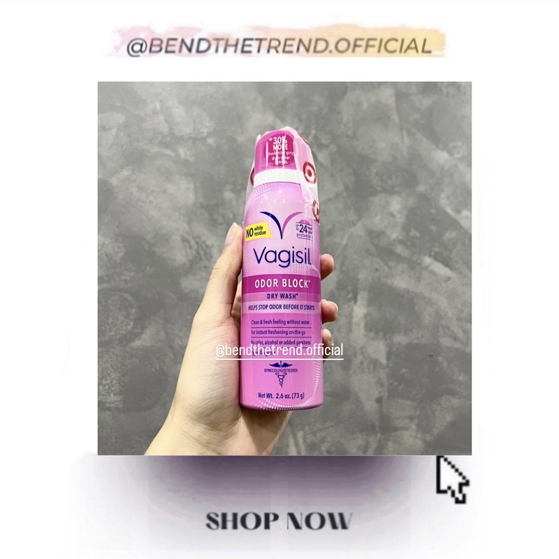 DUNG DỊCH VỆ SINH KHÔ VAGISIL DẠNG XỊT DRY WASH KHỬ MÙI PHỤ NỮ