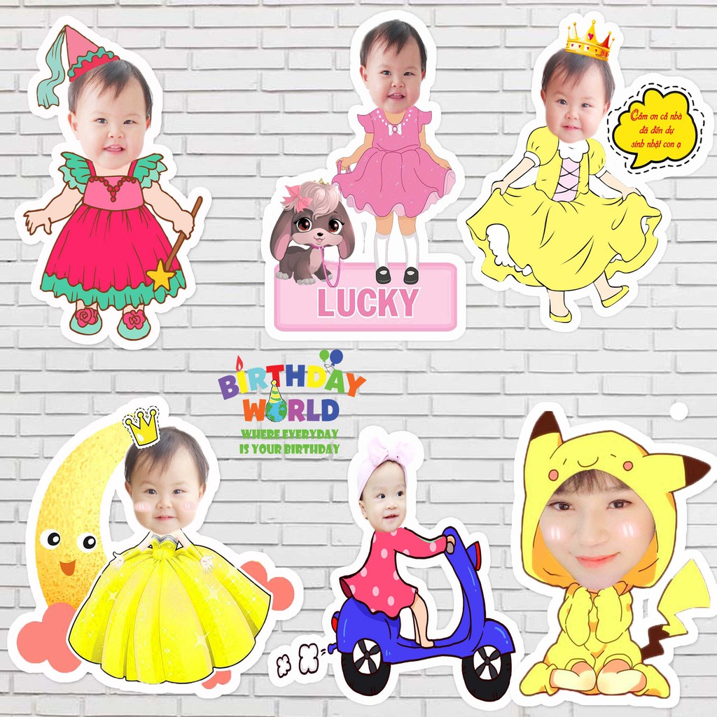 Thiết kế hình chibi cho bé - chọn mẫu theo yêu cầu