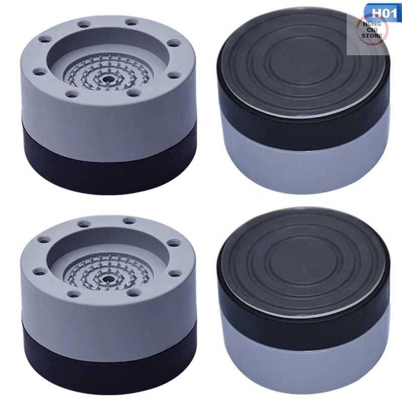 Combo 4 Chân Đế Kê Máy Giặt Chống Rung/ Chống ồn - Mút Cao Su Kê Chân Máy Giặt Giá Rẻ ✨