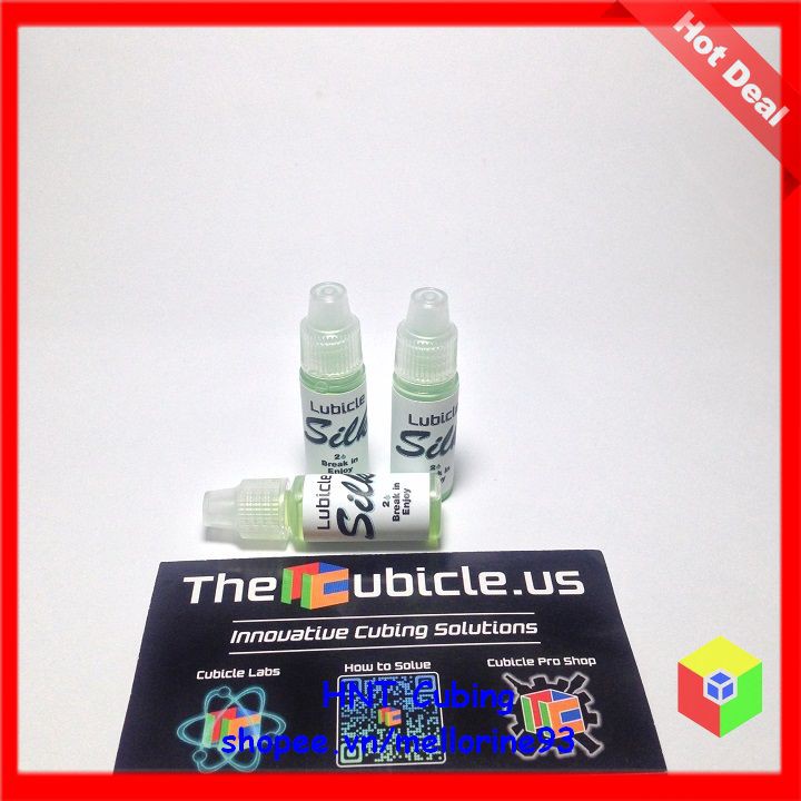 [TheCubicle] Cubicle Labs SILK Dầu Bôi Trơn Rubik Cao Cấp HNT Cubing