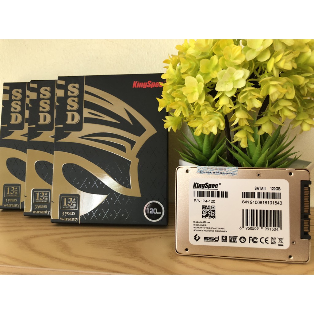 Ổ cứng SSD Kingspec P4-120 2.5 Sata III 120GB - Bảo hành 3 năm Chính Hãng Mai Hoàng