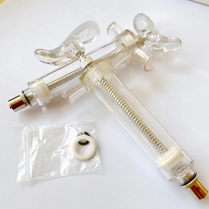 Xilanh ardes tiêm gia xúc gia cầm Bơm tiêm thú y bằng nhựa PEE Ống tiêm 5-100ml