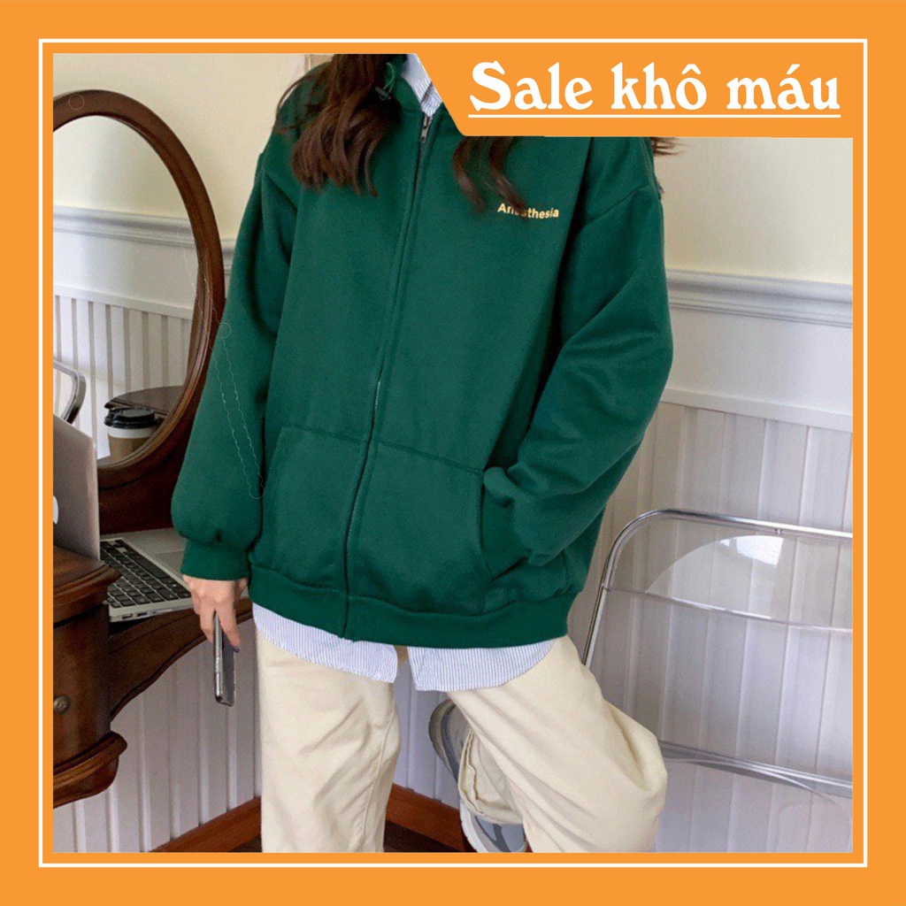 HOT TREND ÁO KHOÁC NỈ ANESTHESIA FORM RỘNG🍓🍏PHONG CÁCH HÀN QUỐC🍓🍏 | BigBuy360 - bigbuy360.vn