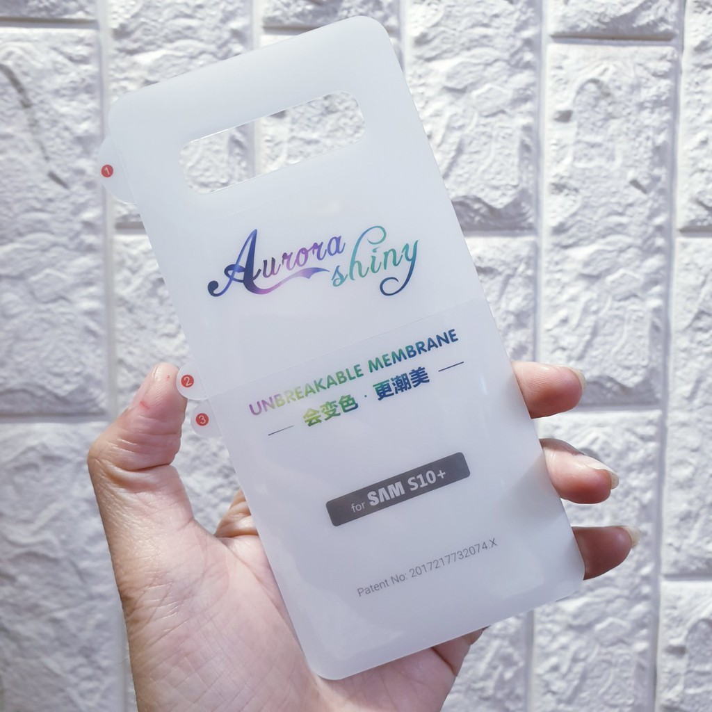 Miếng Dán Dẻo PPF Tự Phục Hồi Trầy Xước cho Samsung S10, S10 plus, S10lite full viền- skin dán cho Điện Thoại