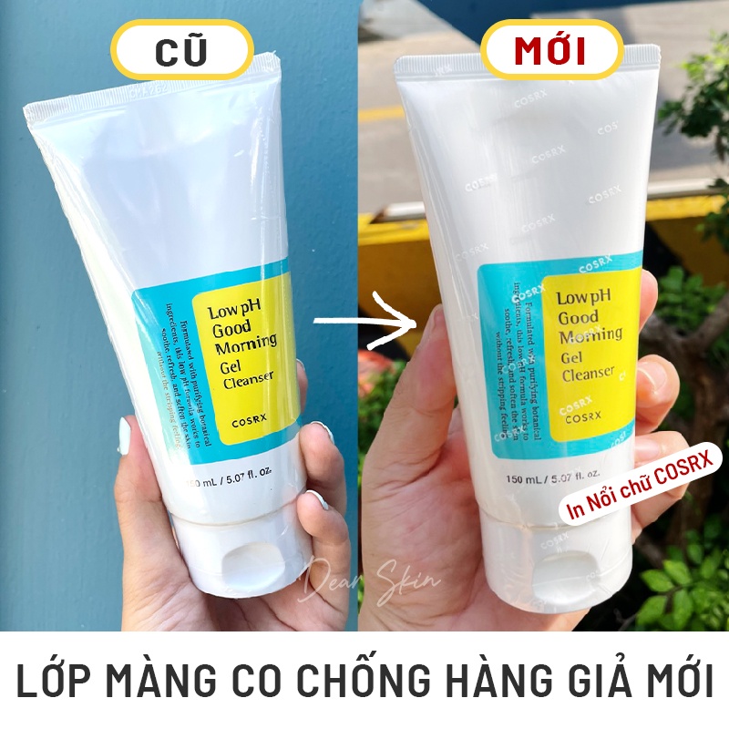 Sữa Rửa Mặt Cosrx Low pH Good Morning Gel Cleanser 150ml Chính Hãng