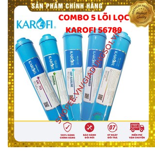 [UY TÍN SỐ 1] Freeship Extra COMBO 6 LÕI LỌC NƯỚC KAROFI SỐ4-5-6-7-8-9 | BỘ 6 LÕI KHOÁNG KAROFI