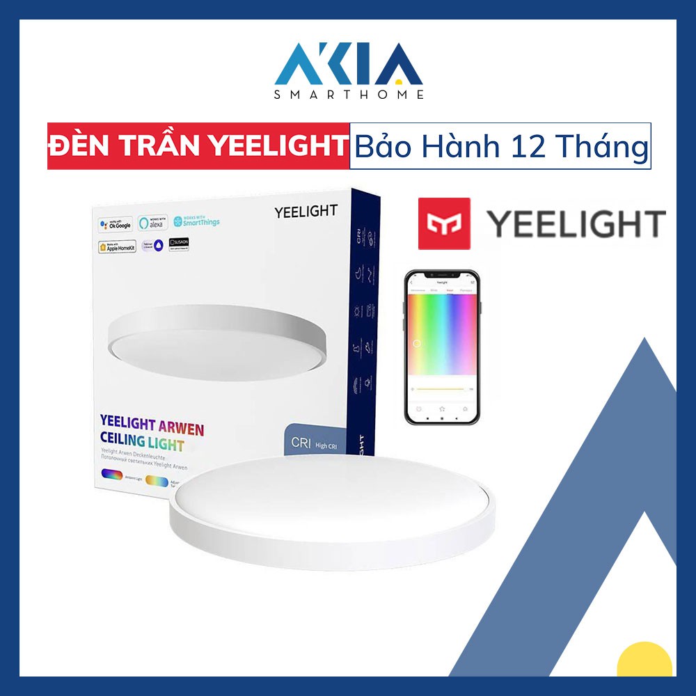 Đèn Led Ốp Trần Thông Minh Yeelight Arwen S450-S550 - 50W Led RGB  - Hỗ trợ Apple Homekit - Hàng Chính Hãng BH 12 Tháng