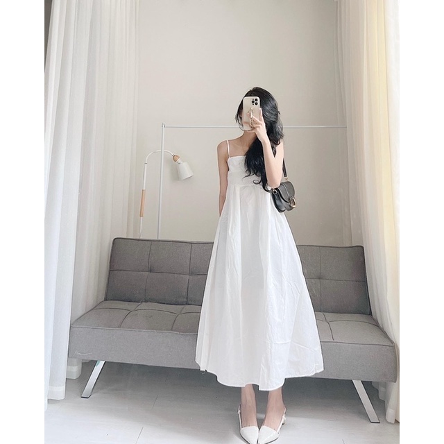 Váy dây dáng dài hàn quốc Samhyewear