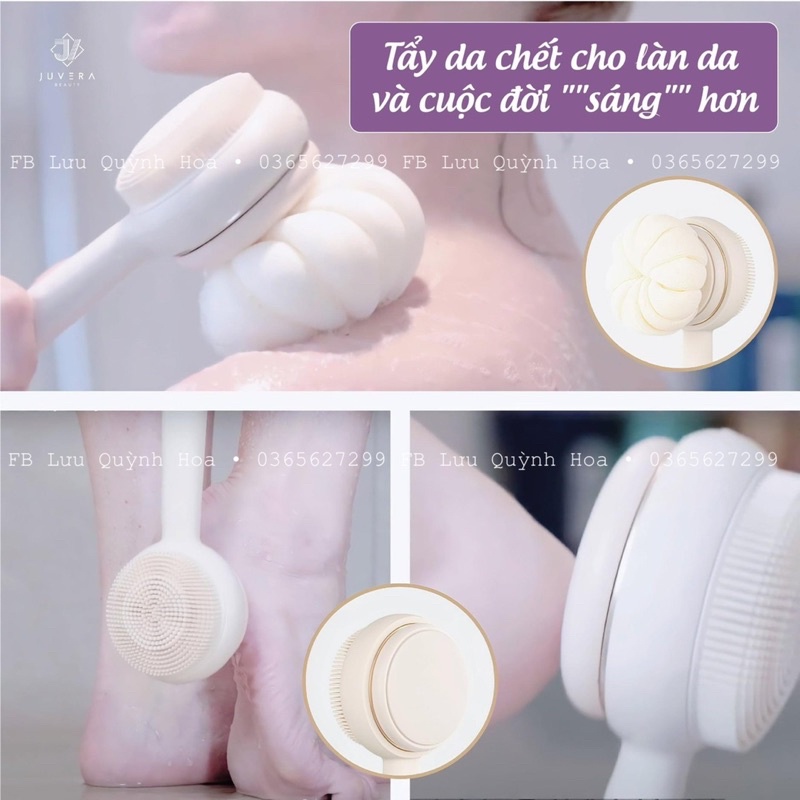 Máy tắm Bath Me Juvera Body CleanseMáy tắm công nghệ Sonic, tẩy tế bào chết | Bảo hành chính hãng 1 đổi 1 trong 1 năm