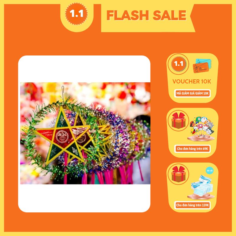 1 chiếc lồng đèn ngôi sao trung thu